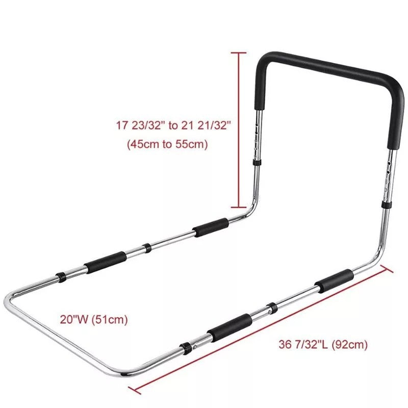 Beside the bed, aluminum alloy handrail frame, customized bed guardrail, guardrail, guardrail, bed guardrail, bedside handrail for the elderly