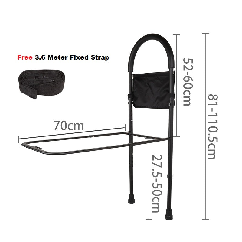 Bedside Handrail Guardrail Riser Handle Power Support for the Elderly, Disable, Pregnant