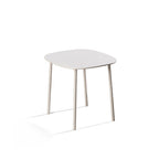 Modern Nordic Simple Outdoor Tables And Chairs Garden Courtyard Balcony Rattan Tables And Chairs Overhead Floor Outdoor Rattan Chairs