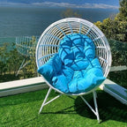 Outdoor Rattan Woven Bird's Nest Leisure Lazy Rattan Chair Circular Landing Studio Children's Photography Props Swing Home Stay Balcony