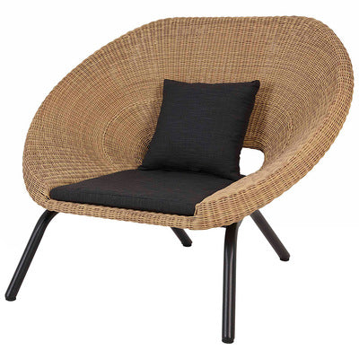 Balcony Leisure Combination Sofa Courtyard Garden Outdoor Rattan Weaving Nordic Hotel Soft Rattan Chair Outdoor Three Piece Set