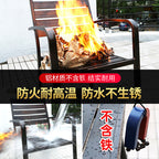 Outdoor Tables And Chairs Outdoor Villa Courtyard Open Balcony Terrace Leisure Cast Aluminum Tables And Chairs Combination All Aluminum Alloy Tables And Chairs