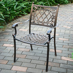 Outdoor Cast Aluminum Tables And Chairs Outdoor Courtyard Balcony Leisure Tables And Chairs Outdoor Courtyard Garden Villa Table And Chair Combination