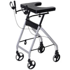Aluminium Alloy Four Wheels Rollator for Rehabilitation of the Elderly