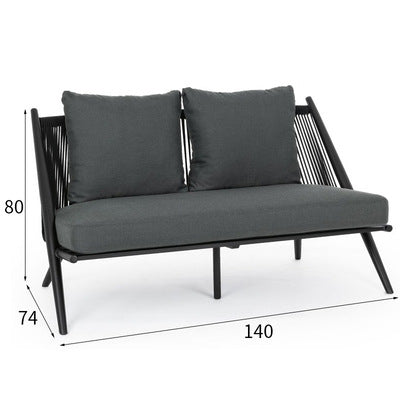 Nordic Outdoor Sofa Courtyard Villa Model Room Rattan Table And Chair Combination Balcony Sofa Chair Sunshine Room Furniture