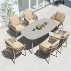 Outdoor Furniture Rattan Chair Combination Five Piece Set Of Woven Leisure Furniture Balcony Garden Courtyard Open-air Rattan Tables And Chairs