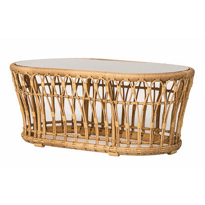 Outdoor Rattan Sofa Villa Terrace Courtyard Sunshine Room Living Room Leisure Hotel Reception Rattan Circular Sofa Combination
