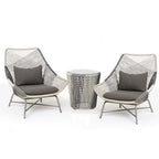 Outdoor Leisure Chair Balcony Rattan Chair Three Piece Set Indoor Courtyard Garden Rattan Sofa Small Tea Table Combination