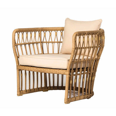 Outdoor Rattan Sofa Villa Terrace Courtyard Sunshine Room Living Room Leisure Hotel Reception Rattan Circular Sofa Combination