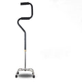 Curved handle elderly crutches for middle-aged and elderly people bow handle aluminum alloy crutches for elderly people