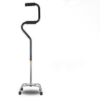 Curved handle elderly crutches for middle-aged and elderly people bow handle aluminum alloy crutches for elderly people
