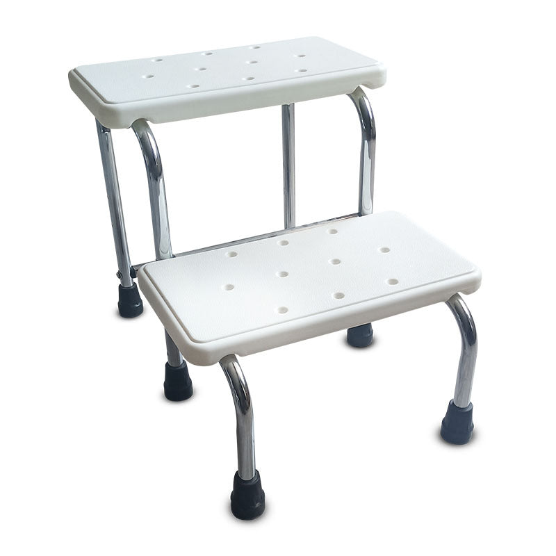 Elderly Bathing Chair Non slip Bathing Bathroom Toilet Small Bench Stepping Ottoman Walking Aid Arm Four corner Crutches