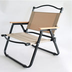 Outdoor Portabl Folding Aluminum Chair with Arms for Picnic，Fishing
