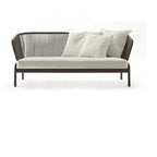 Outdoor Furniture Rattan Sofa Combination Open-air Balcony Rattan Chair Model Room Courtyard Garden Leisure Sofa Living Room