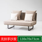 Nordic Outdoor Leisure Sofa Rattan Restaurant Courtyard Home Stay Garden Sales Department Milk Tea Shop Rattan Furniture Combination