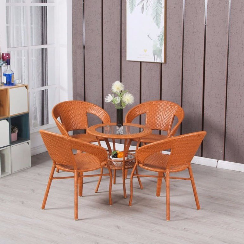 Outdoor Patio Side Table - Wicker Patio Bistro Set