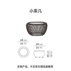 Outdoor Rattan Sofa Courtyard Villa Sales Department Sunscreen Leisure Rattan Chair Combination Outdoor Leisure Furniture