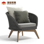 Outdoor Furniture Combination Nordic Rattan Art Sofa Outdoor Villa Courtyard Balcony Rattan Sofa Chair Combination