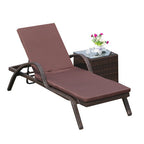 Outdoor Beach Chair Open Air Hotel Swimming Pool Resort Rattan Sofa Bed Lying Chair Monthly Sales Of 100 Sets