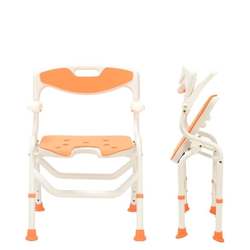 Folding chair aluminum alloy elderly bathroom bath chair Japanese bath chair elderly Japanese shower chair