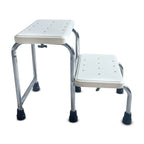 Elderly Bathing Chair Non slip Bathing Bathroom Toilet Small Bench Stepping Ottoman Walking Aid Arm Four corner Crutches