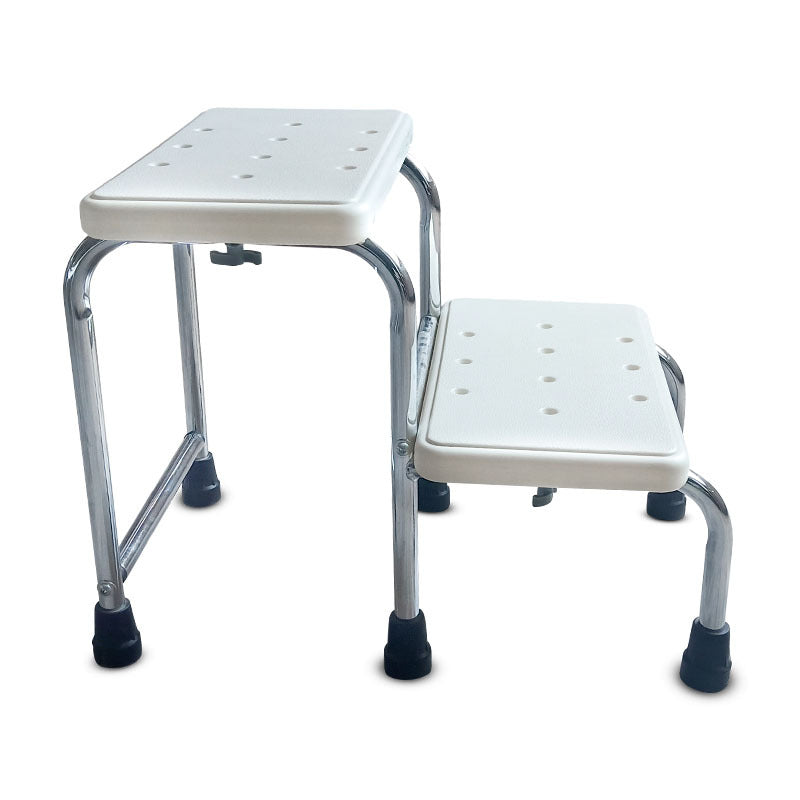 Elderly Bathing Chair Non slip Bathing Bathroom Toilet Small Bench Stepping Ottoman Walking Aid Arm Four corner Crutches