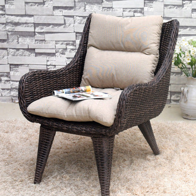 Rattan Chair Three Piece Set Balcony Small Table And Chair Leisure Outdoor Courtyard Tea Table Combination Outdoor Terrace Rattan Armchair