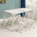 Outdoor Folding Table Stall Push Table Portable Square Dormitory Small Table Aluminum Alloy Portable Exhibition Table
