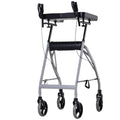 Aluminium Alloy Four Wheels Rollator for Rehabilitation of the Elderly