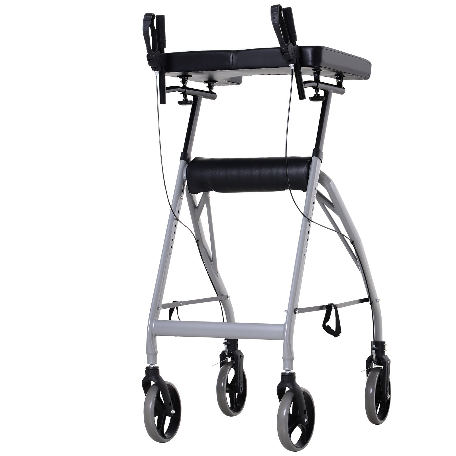 Aluminium Alloy Four Wheels Rollator for Rehabilitation of the Elderly