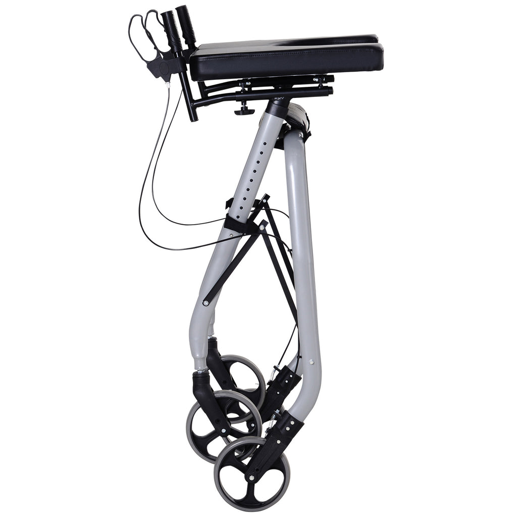 Aluminium Alloy Four Wheels Rollator for Rehabilitation of the Elderly