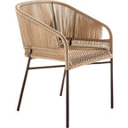 Outdoor Tables And Chairs Balcony Leisure Courtyard Rattan Bar Chair Nordic Hotel Villa Sunshine Room Home Stay Rope Design Furniture