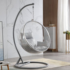 Nordic wind net red glass ball transparent bubble chair hemisphere hanging chair space chair acrylic hanging basket girl heart room