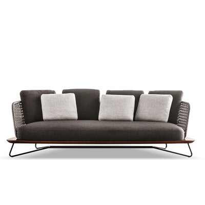 Outdoor Furniture Outdoor Villa Courtyard Rattan Sofa Outdoor Rattan Sofa Combined Rattan Chair Sofa Furniture