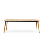 Nordic Outdoor Teak Rattan Tables And Chairs Courtyard Garden Villa Hotel Home Stay Model Room Outdoor Furniture Matching