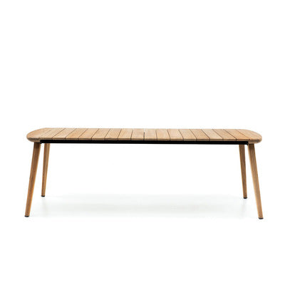 Nordic Outdoor Teak Rattan Tables And Chairs Courtyard Garden Villa Hotel Home Stay Model Room Outdoor Furniture Matching