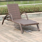 Outdoor Beach Chair Open Air Hotel Swimming Pool Resort Rattan Sofa Bed Lying Chair Monthly Sales Of 100 Sets