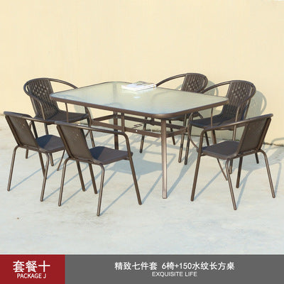 Rattan Chair Outdoor Furniture Balcony Tables And Chairs Rattan Furniture Outdoor Tables And Chairs Teng Chair Outdoor Rattan Chair Teng Chair Leisure Outdoor