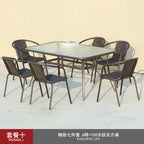 Rattan Chair Outdoor Furniture Balcony Tables And Chairs Rattan Furniture Outdoor Tables And Chairs Teng Chair Outdoor Rattan Chair Teng Chair Leisure Outdoor
