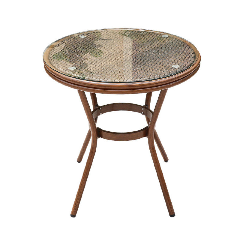 Outdoor Rattan Chair Balcony Table And Chair Set