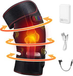 Electric heating knee protector, charging hot compress, vibrating massage, physical therapy, warmth preservation, knee protector, multi-functional knee massager, hot compress instrument