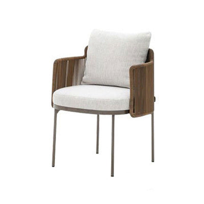 Outdoor Dining Leisure Outdoor Rattan Long Table And Chair Outdoor Courtyard Garden PE Rattan Chair