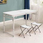 Outdoor Folding Table Stall Push Table Portable Square Dormitory Small Table Aluminum Alloy Portable Exhibition Table