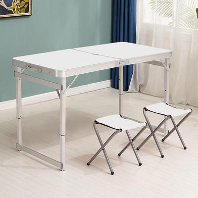 Outdoor Folding Table Stall Push Table Portable Square Dormitory Small Table Aluminum Alloy Portable Exhibition Table