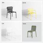 Outdoor Leisure Iron Tables And Chairs Simple Balcony Open-air Dining Table Milk Tea Shop Coffee Shop Courtyard Tables And Chairs Combination