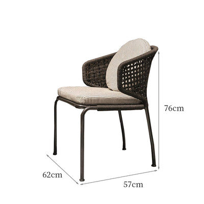 Nordic Outdoor Tables And Chairs Leisure Terrace Outdoor Balcony Garden Courtyard Furniture Combination Tea Table Rattan Chair Three Piece Set