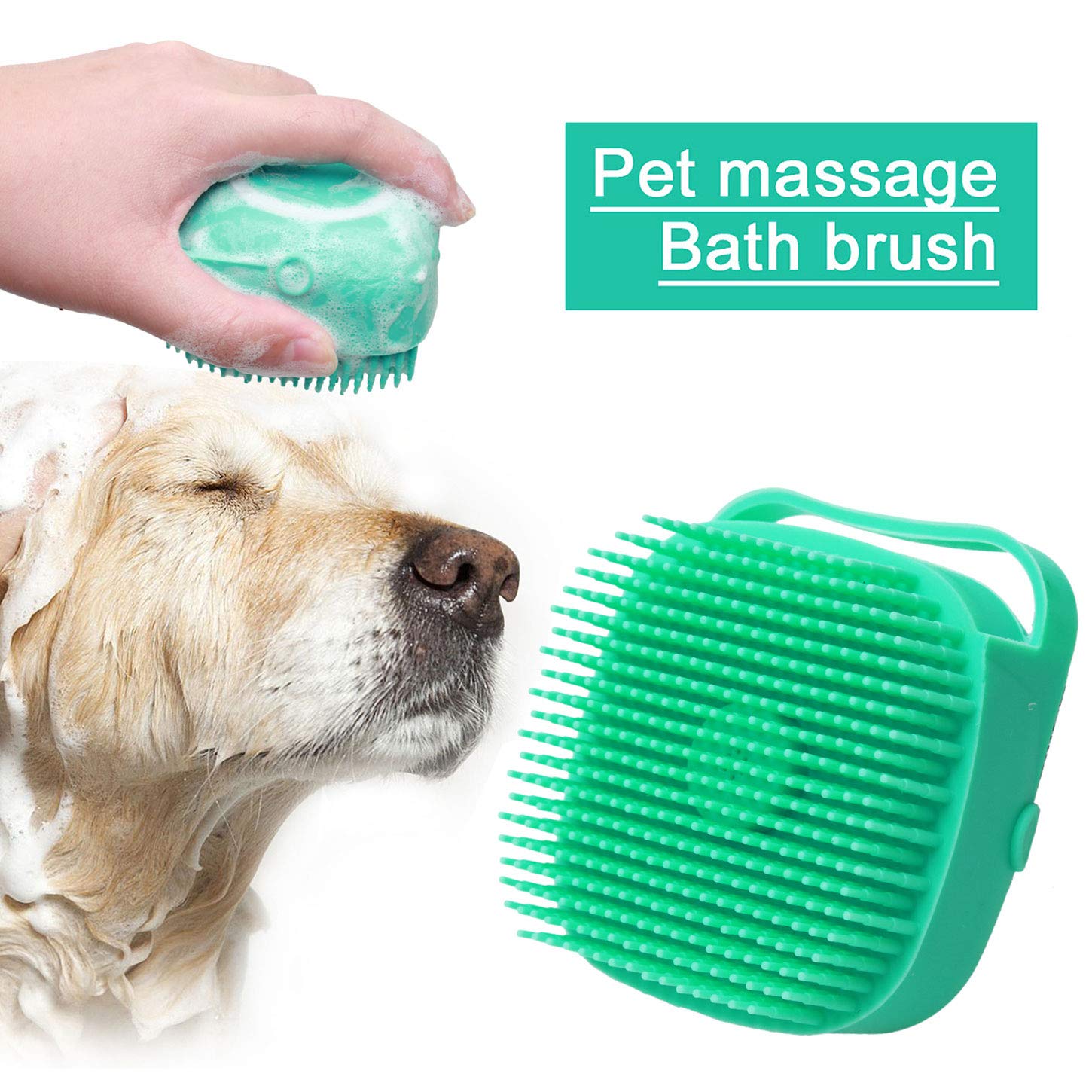 Pet Accessories For Dogs Shampoo Massager Brush Bathroom Puppy Cat Massage Comb Grooming Shower Brush For Bathing Soft Brushes| |