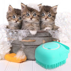 Pet Accessories For Dogs Shampoo Massager Brush Bathroom Puppy Cat Massage Comb Grooming Shower Brush For Bathing Soft Brushes| |
