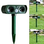 Solar Ultrasonic Repeller Deterrent Pest Cat Dog Fox Deterrent Solar Powered Scarer Repellent Outdoor Garden Tool|Repellents|