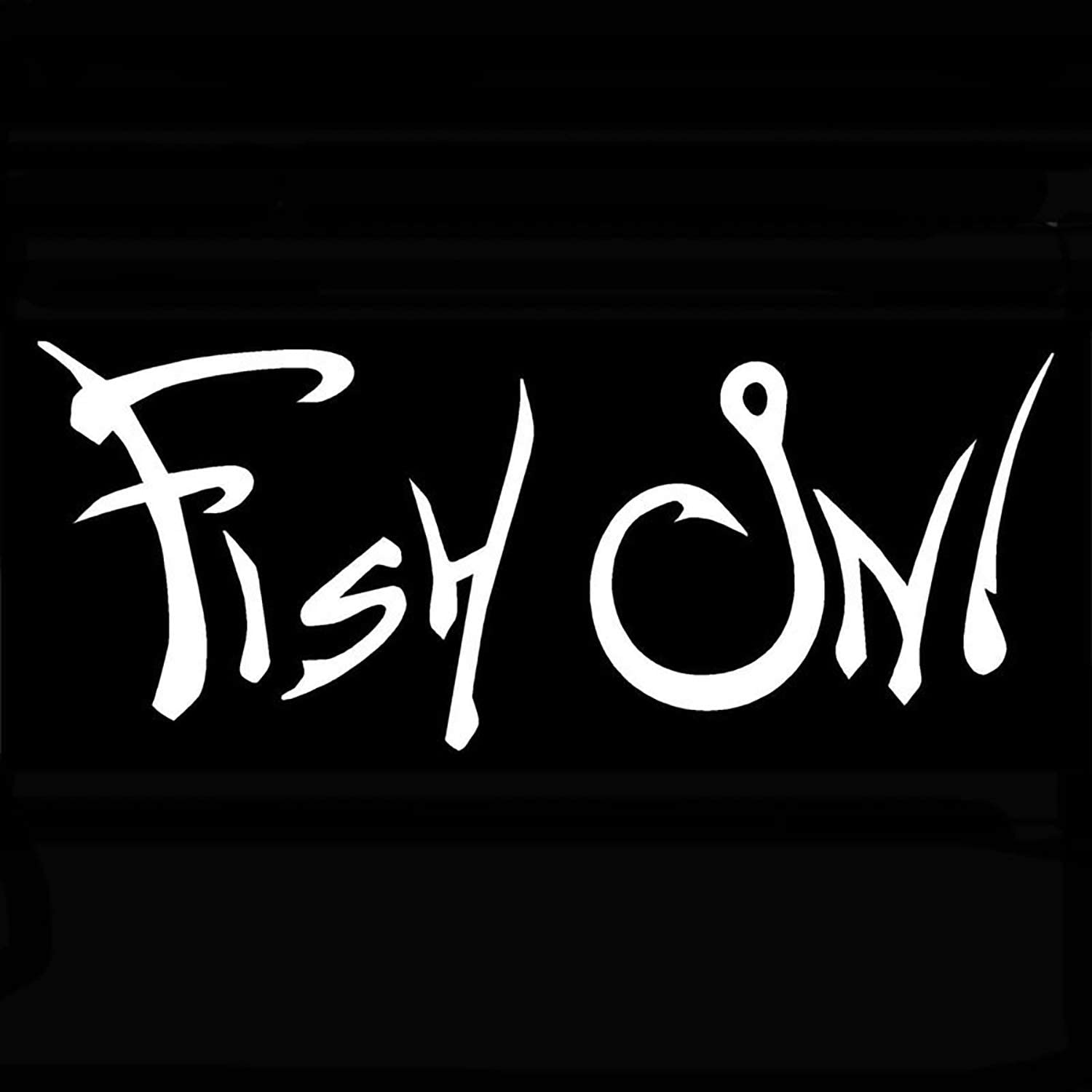 7 inch Fish On Reflective Sticker